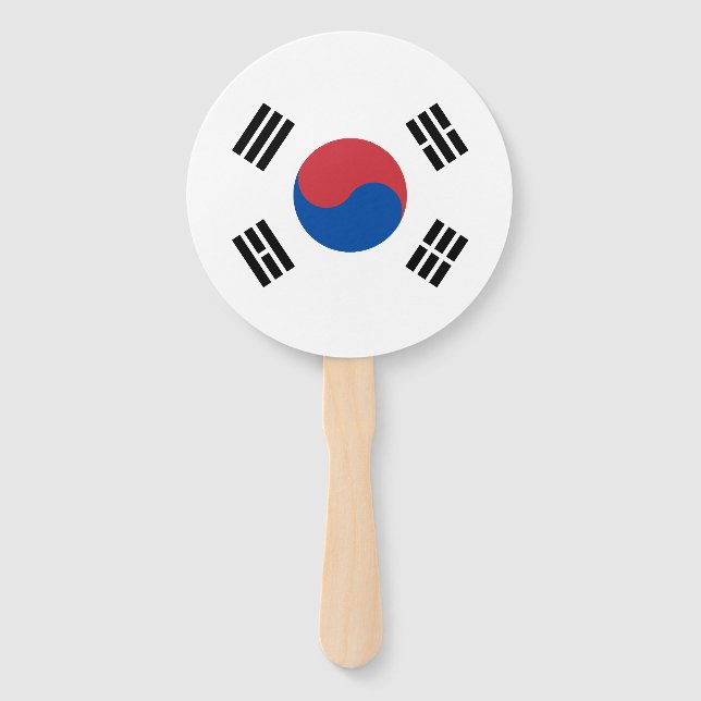 Südkorea-Flagge Fächer (Vorderseite)