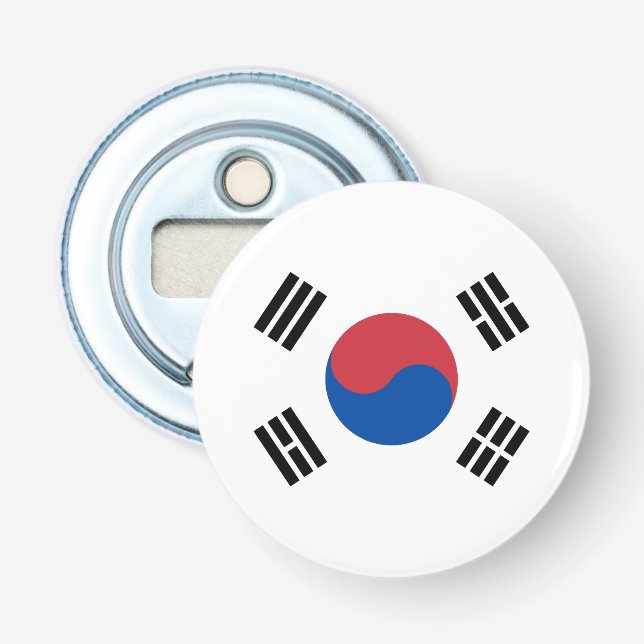 Südkorea-Flagge Flaschenöffner (Vorderseite)