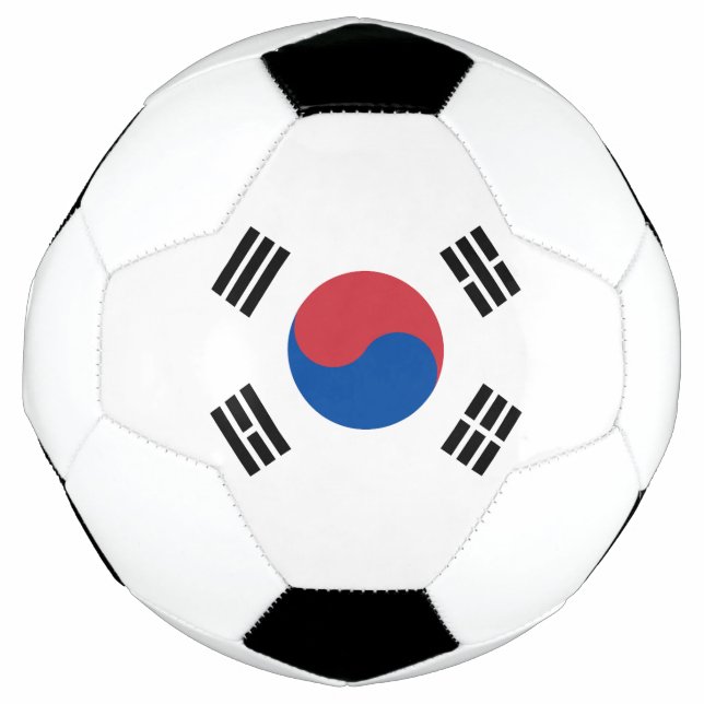 Südkorea-Flagge Fußball (Vorderseite)