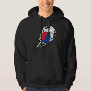 Südkorea-Flagge Fußball Fußball Fan Männer Frauen Hoodie