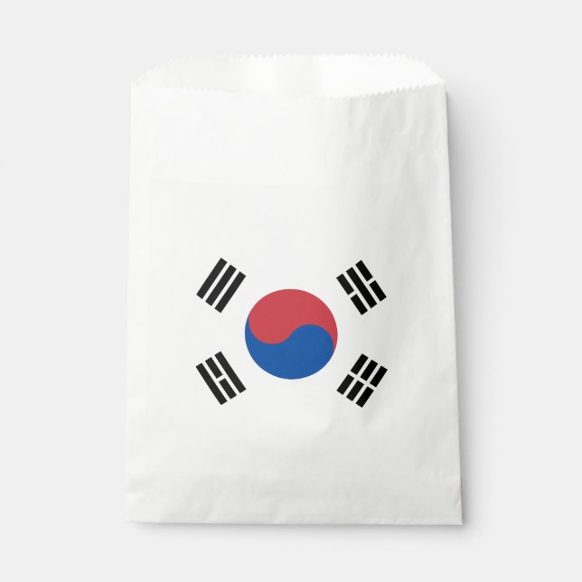 Südkorea-Flagge Geschenktütchen (Vorderseite)