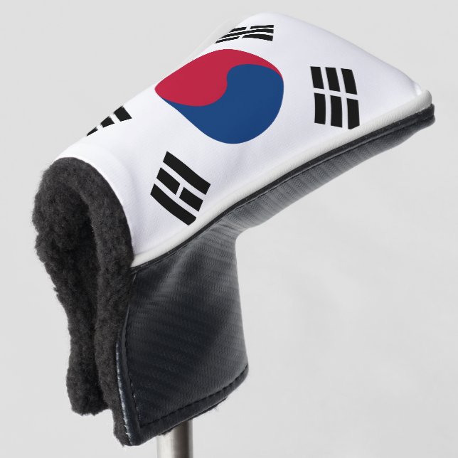 Südkorea-Flagge Golf Headcover (3/4 Vorderseite)