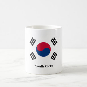 Südkorea-Flagge Kaffeetasse