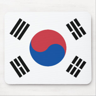Südkorea-Flagge Mousepad