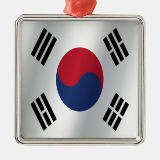 Südkorea-Flagge Ornament Aus Metall