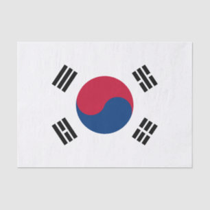 Südkorea-Flagge Seidenpapier
