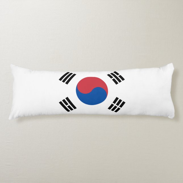 Südkorea-Flagge Seitenschläferkissen (Vorderseite)
