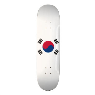 Südkorea-Flagge Skateboard