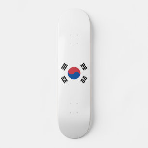 Südkorea-Flagge Skateboard