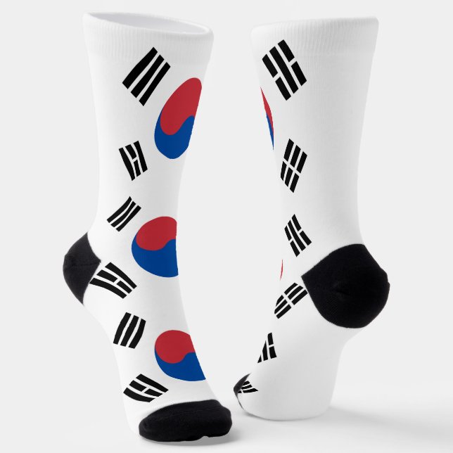 Südkorea-Flagge Socken (Gewinkelt)