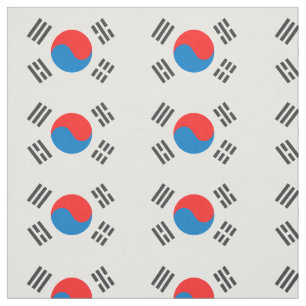 Südkorea-Flagge Stoff