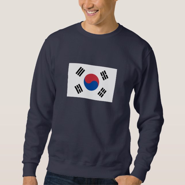 Südkorea-Flagge Sweatshirt (Vorderseite)