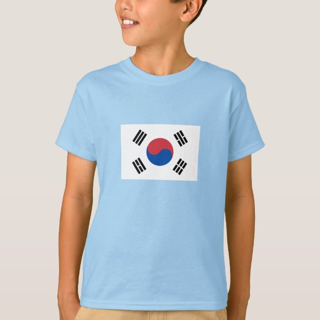 Südkorea-Flagge T-Shirt (Vorderseite)
