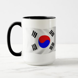 Südkorea Flagge Tasse