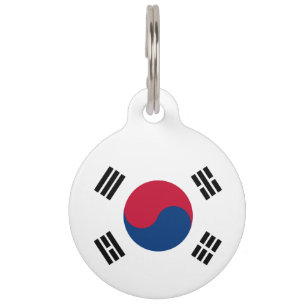 Südkorea-Flagge Tiermarke