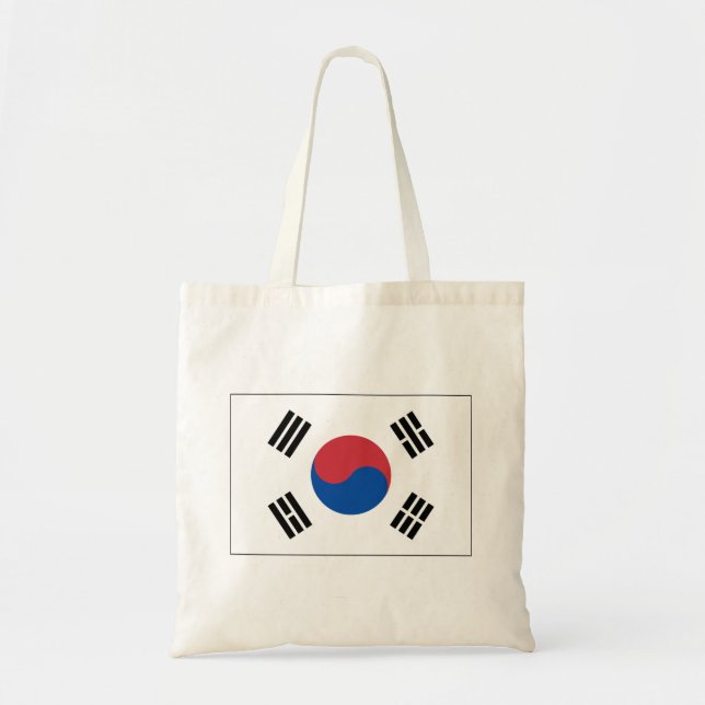 Südkorea-Flagge Tragetasche (Vorne)