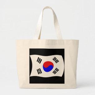 Südkorea-Flagge-Tragetasche Jumbo Stoffbeutel