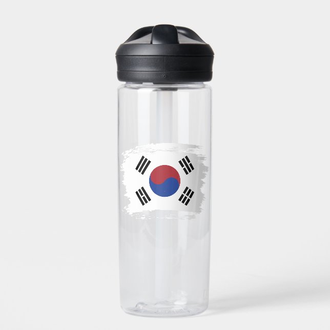 Südkorea-Flagge Trinkflasche (Vorderseite)