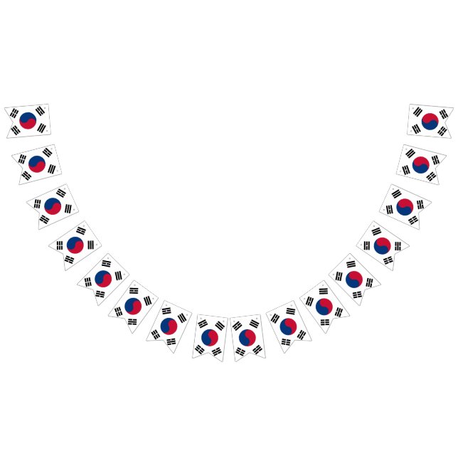 Südkorea-Flagge Wimpelkette (Alle)
