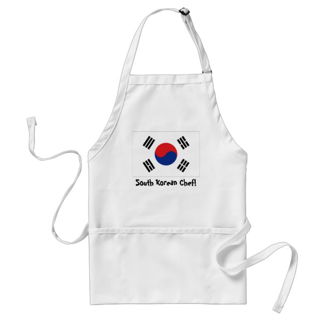 Südkorea-Flaggen-Kochs-Schürze Schürze (Vorne)