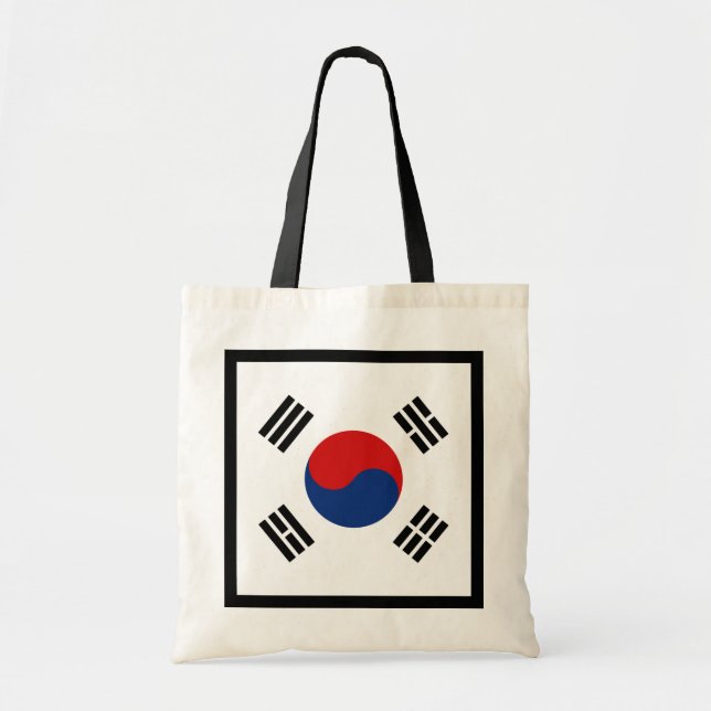 Südkorea-Flaggen-Tasche Tragetasche (Vorne)