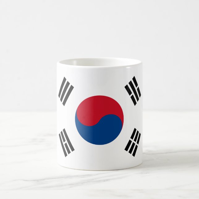 Südkorea-Flaggen-Tasse Tasse (Mittel)