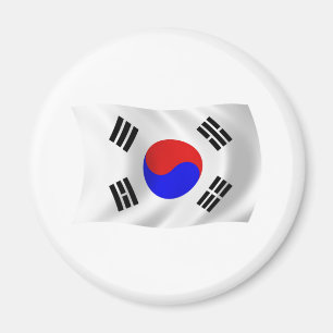 Südkorea Flaggenmagnet Magnet