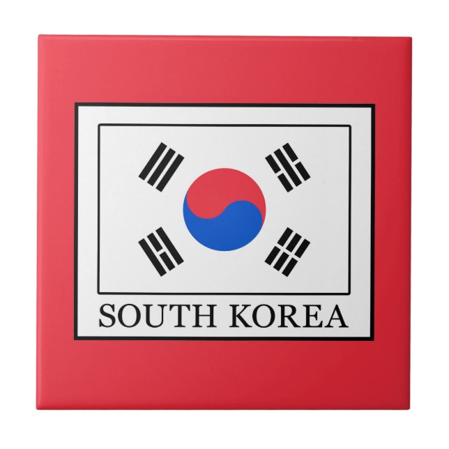 Südkorea Fliese (Vorderseite)
