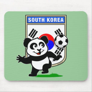 Südkorea Football Panda Mousepad