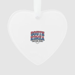 Südkorea Fußball 2026 Fußball Fett Land Typogr Ornament