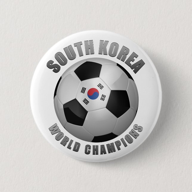 SÜDkorea-FUSSBALL-MEISTER Button (Vorderseite)
