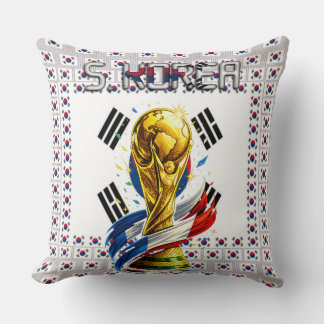 Südkorea 🇰🇷 Fußball | WM 2026 Vergoldet Kissen
