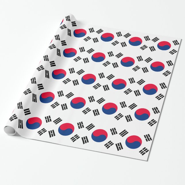 Südkorea Geschenkpapier (Ungerollt)