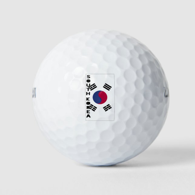 Südkorea Golfball (Vorderseite)