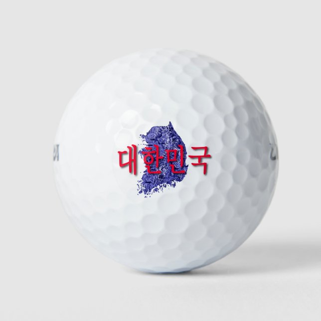 Südkorea Golfball (Vorderseite)
