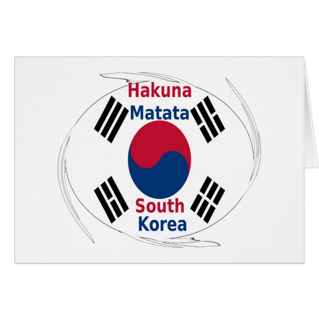 Südkorea Hakuna Matata (Vorderseite (Horizontal))