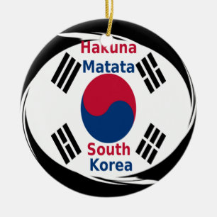 Südkorea Hakuna Matata Art Print/Graphic Keramikornament