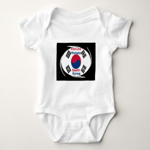 Südkorea Hakuna Matata Kunst Druck/Grafik Baby Strampler