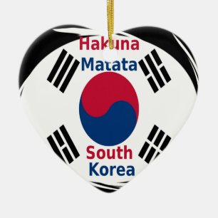 Südkorea Hakuna Matata Kunst Druck/Grafik Keramik Ornament