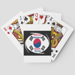 Südkorea Hakuna Matata Kunst Druck/Grafik Spielkarten