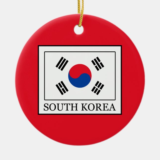 Südkorea Keramik Ornament (Vorne)