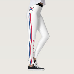 Südkorea/Korea Flag Fashion Reise/Sportfan Leggings