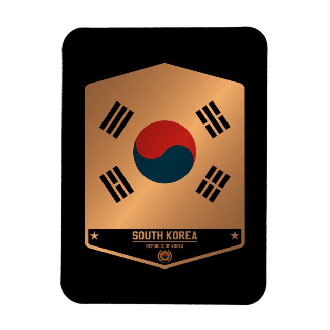 Südkorea Magnet (Vertikal)
