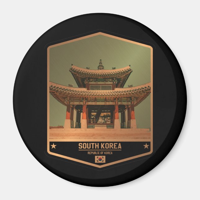 Südkorea Magnet (Vorne)