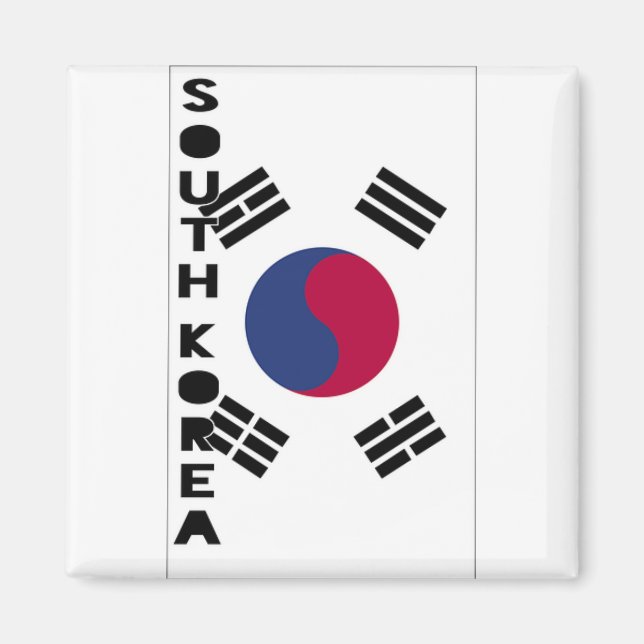 Südkorea Magnet (Vorne)