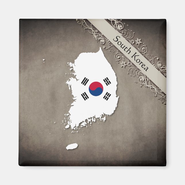 Südkorea Magnet (Vorne)