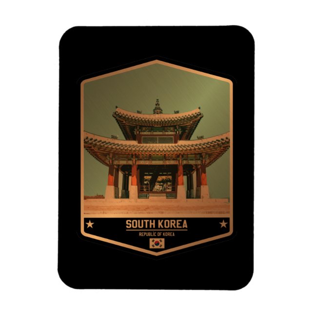 Südkorea Magnet (Vertikal)