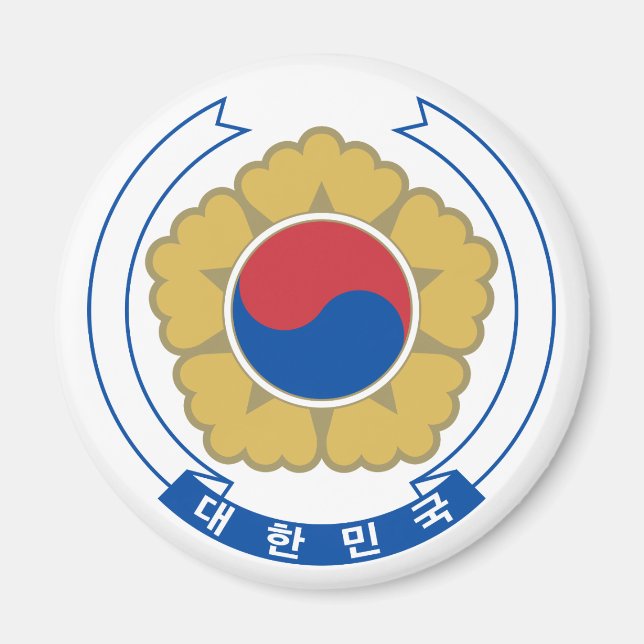 Südkorea Magnet (Vorne)