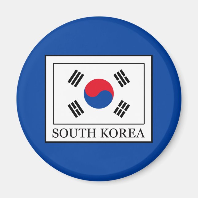 Südkorea Magnet (Vorne)