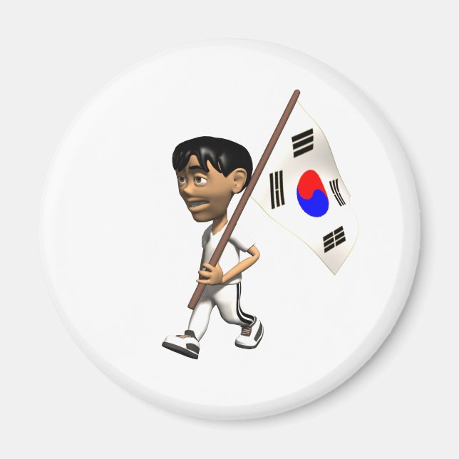Südkorea Magnet (Vorne)